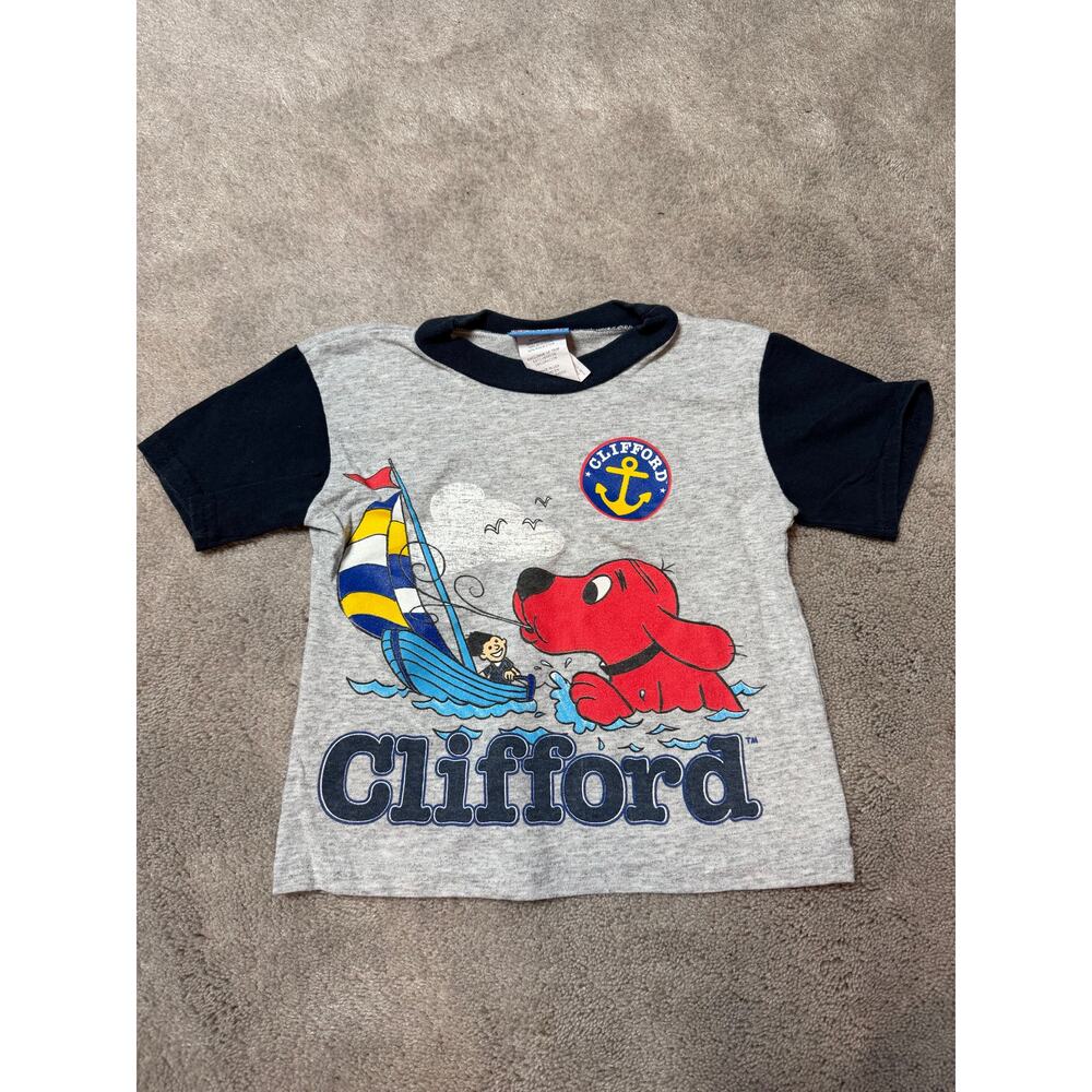 Vintage Clifford the Big Red Dog 2T Toddler T Shirt